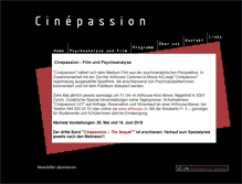 Tablet Screenshot of cinepassion.ch
